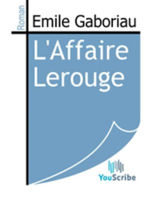 cover image of L'Affaire Lerouge